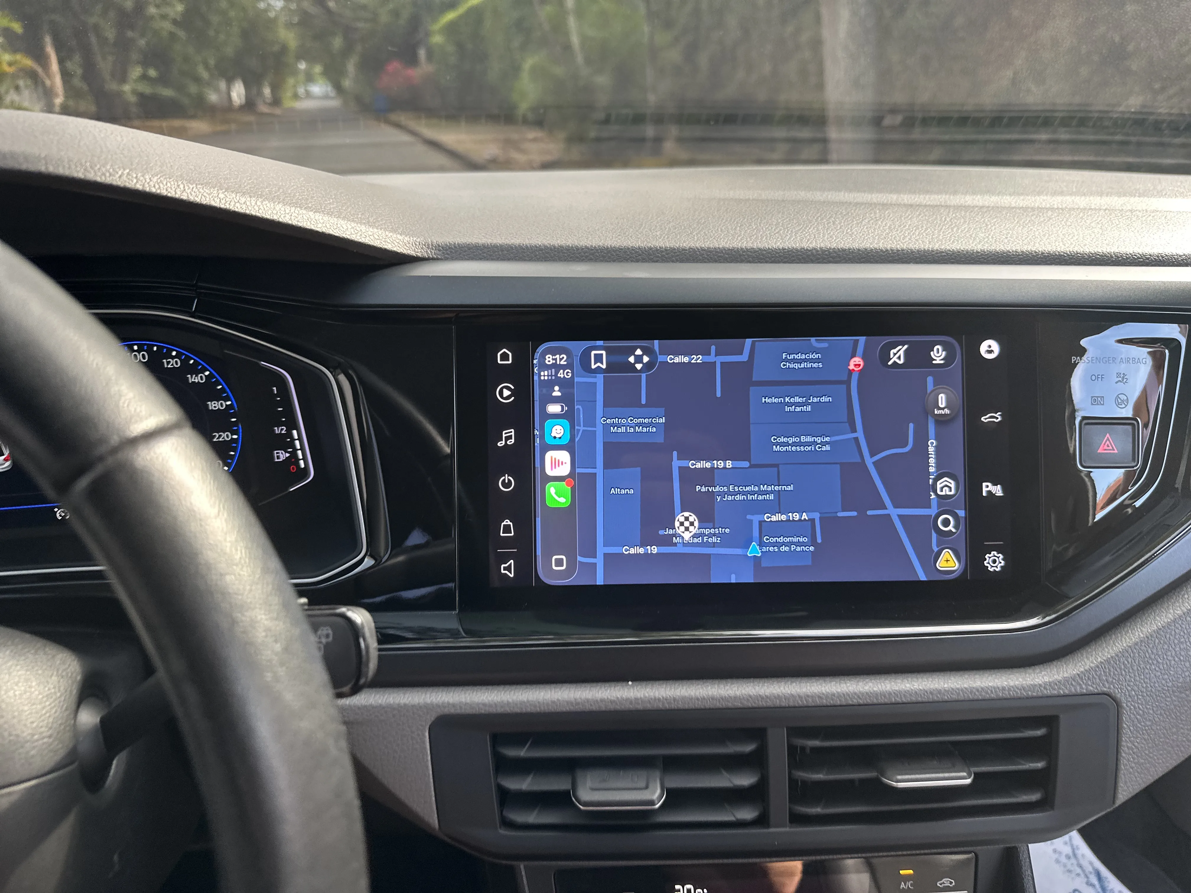 Apple CarPlay y Android Auto en la pantalla del Volkswagen Polo Highline